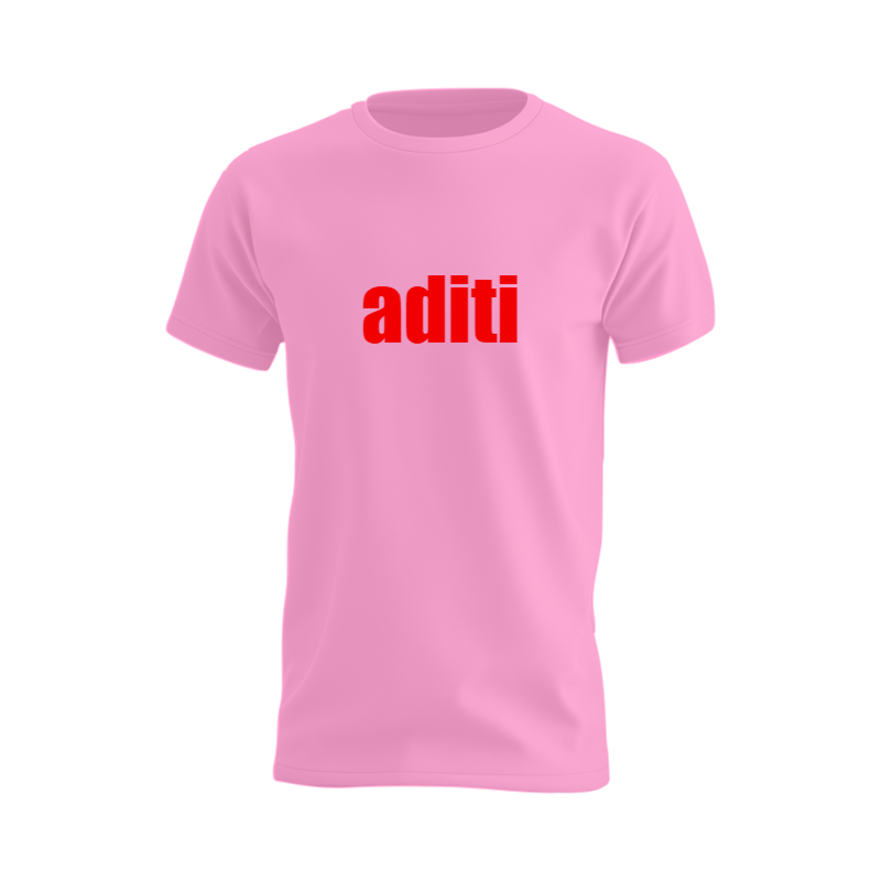 aditi - Round Neck T-shirt